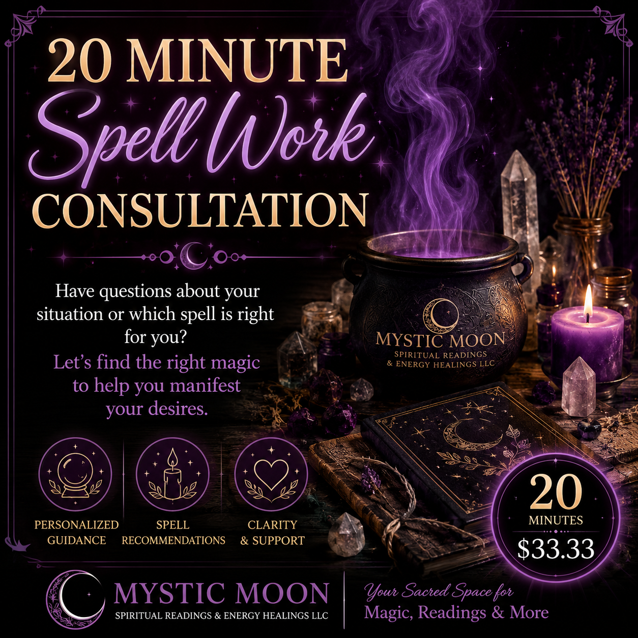 20 Minute Spell Work Consultation