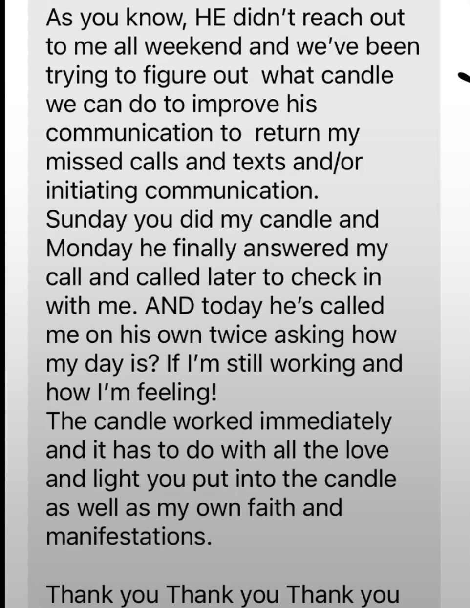 Contact me spell /communication