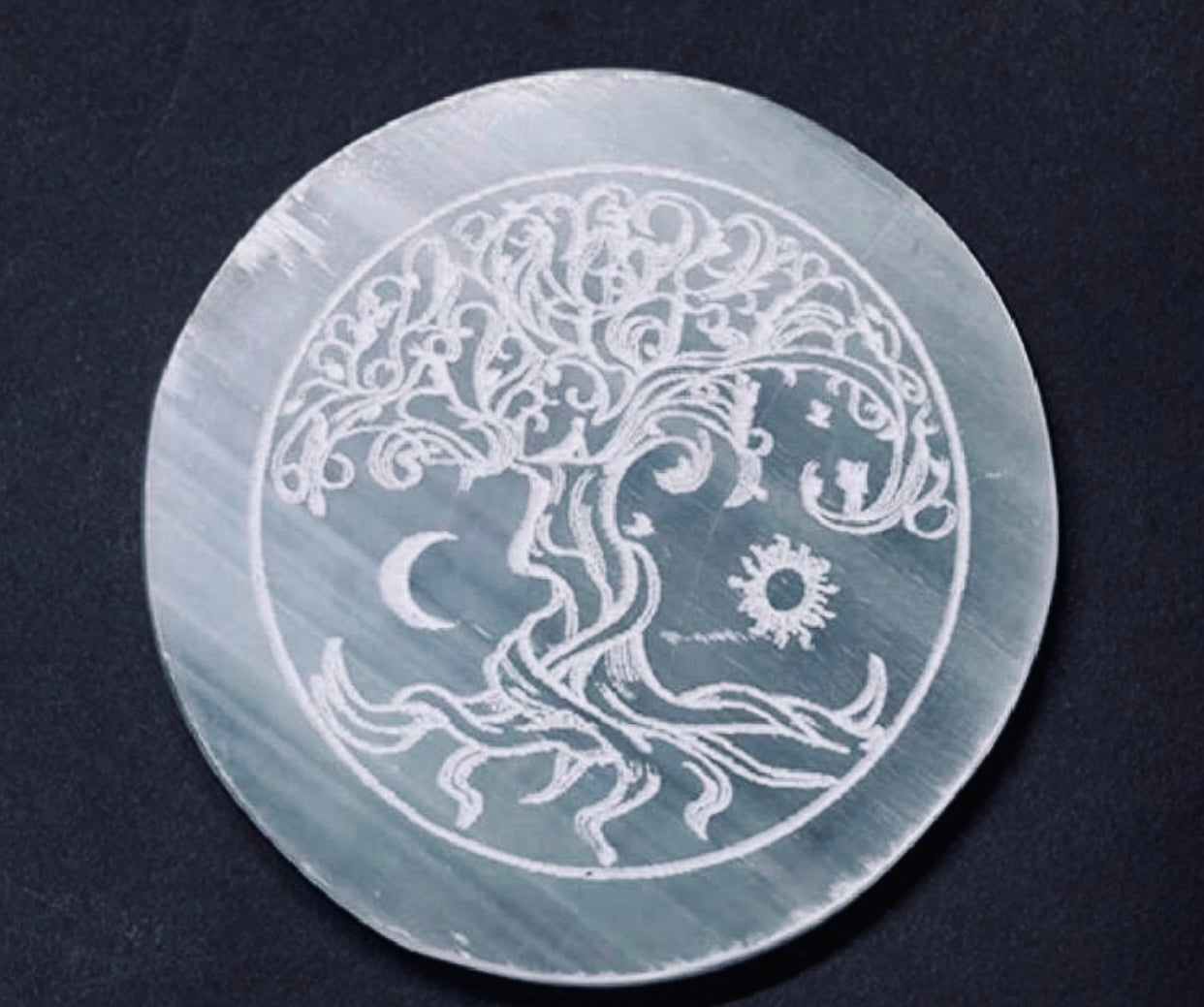 Selenite Crystal Charging Plate
