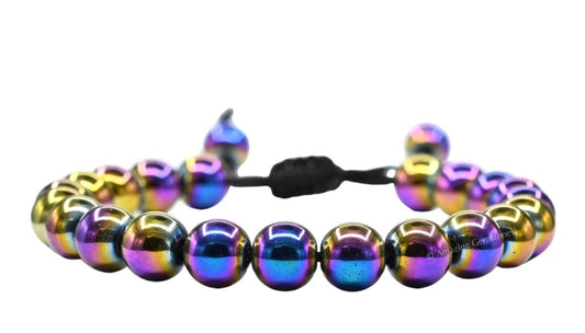 Rainbow Hematite Bracelet (Adjustable