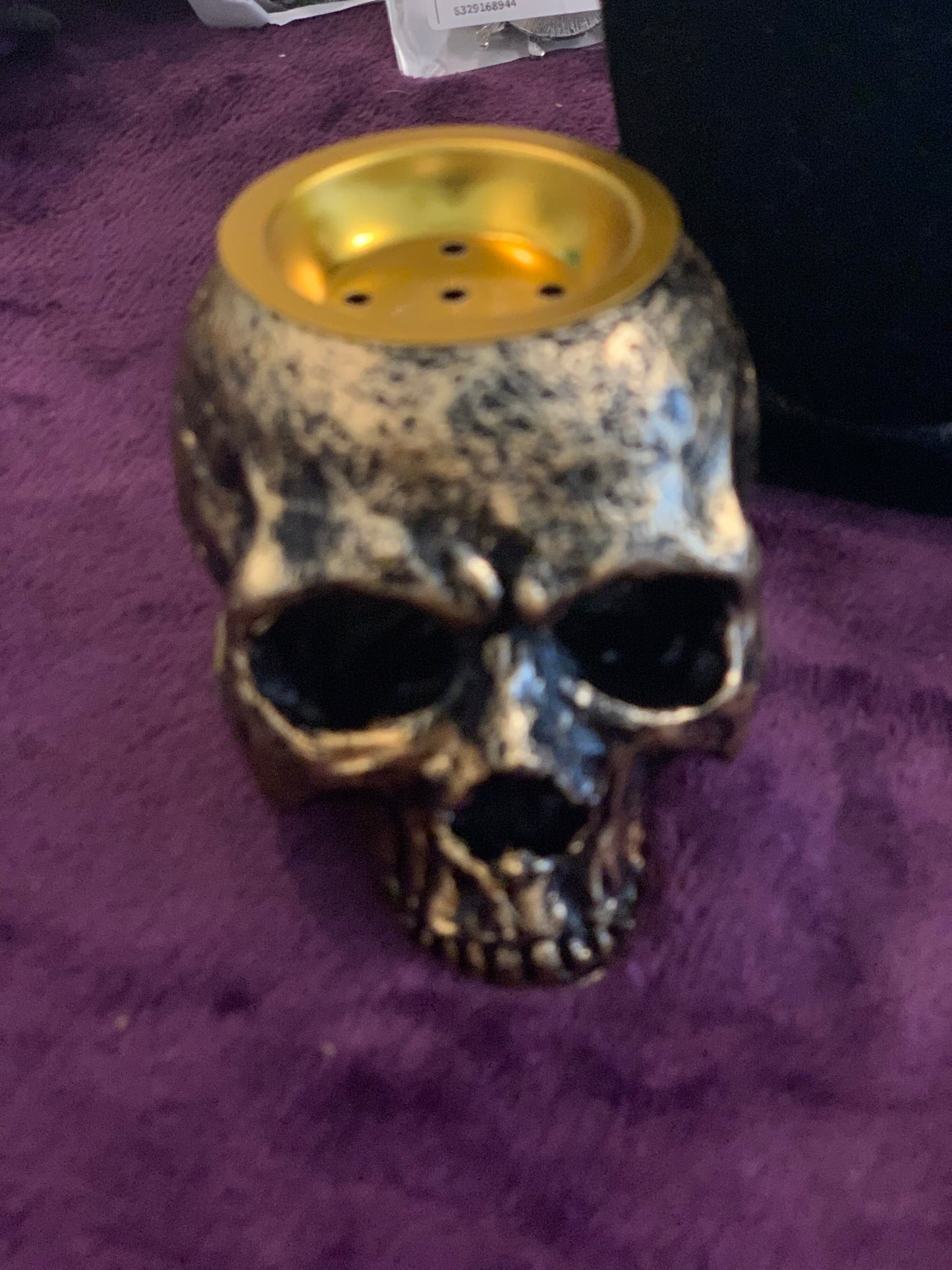 Skull Back-flow Incense Burner