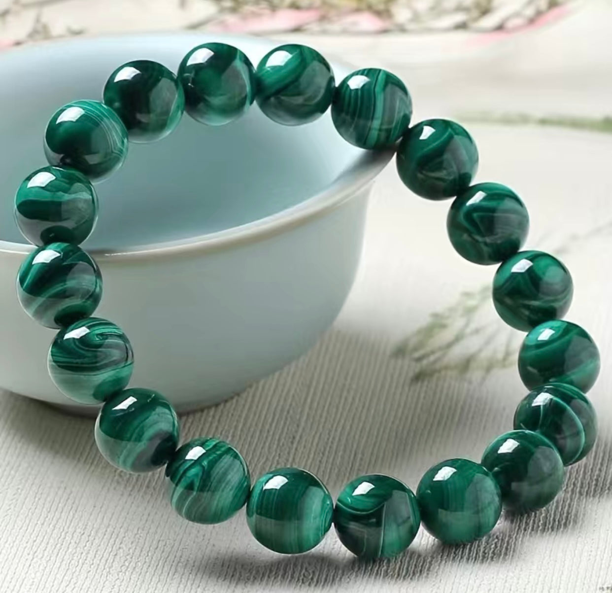 Malachite Anti-Anxiety Bracelet