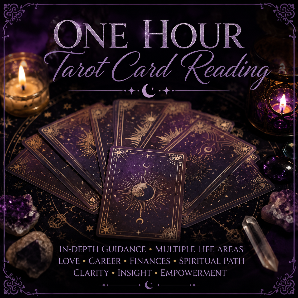 60-Minute Premium Tarot & Spiritual Guidance Session
