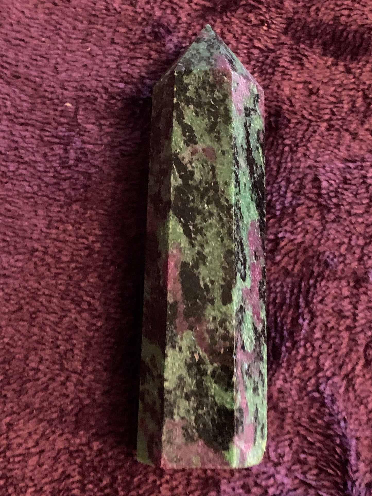 RUBY ZOISITE POINT