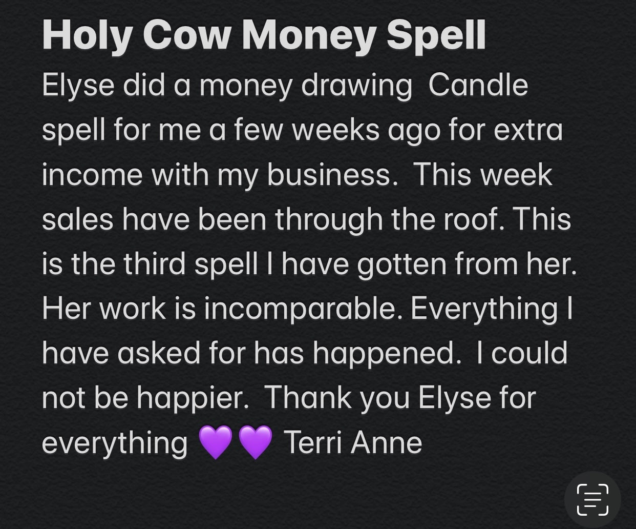 Money / Abundance Spell