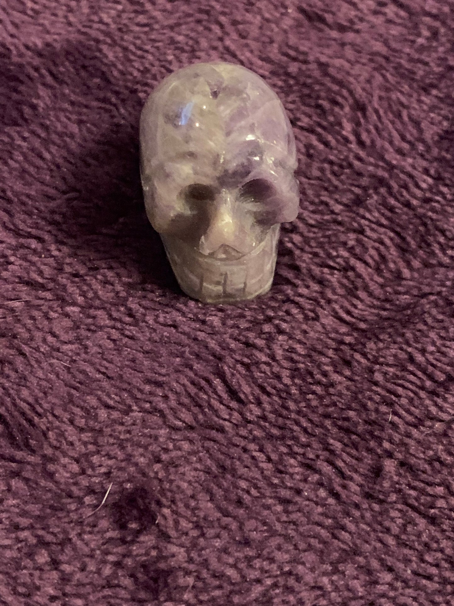 Mini Amethyst Skull