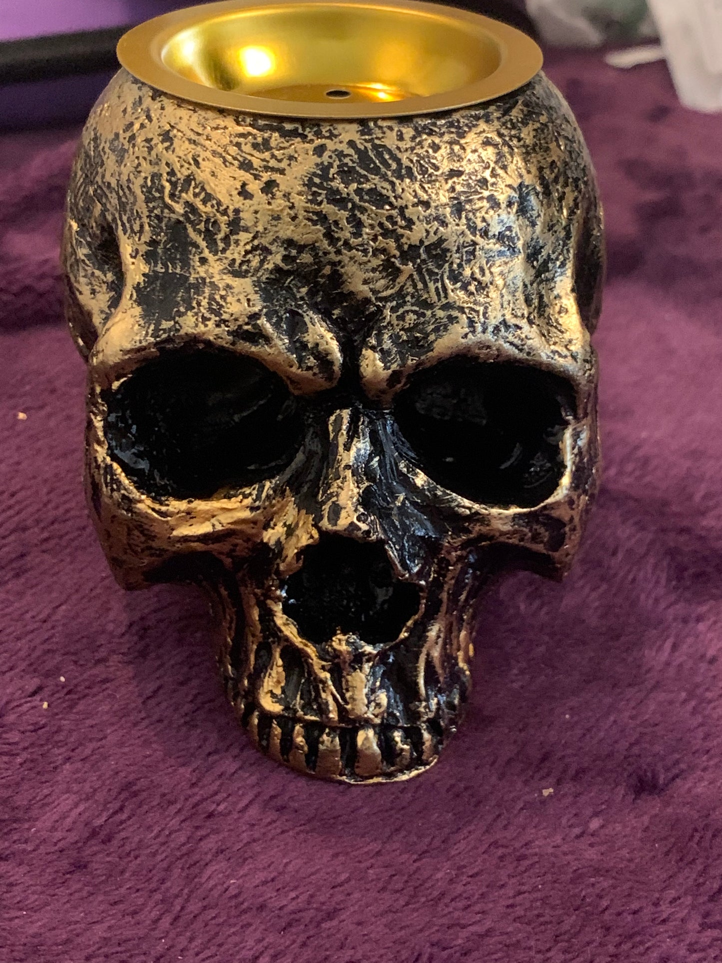 Skull Back-flow Incense Burner