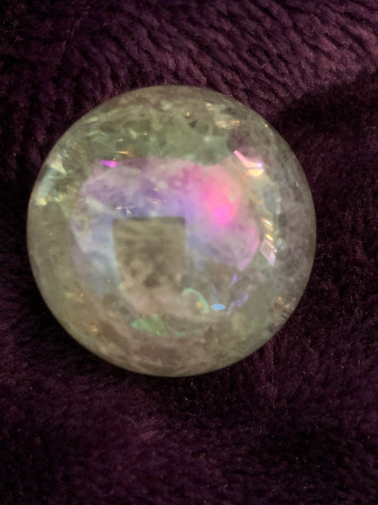 Angel Aura Quartz Sphere