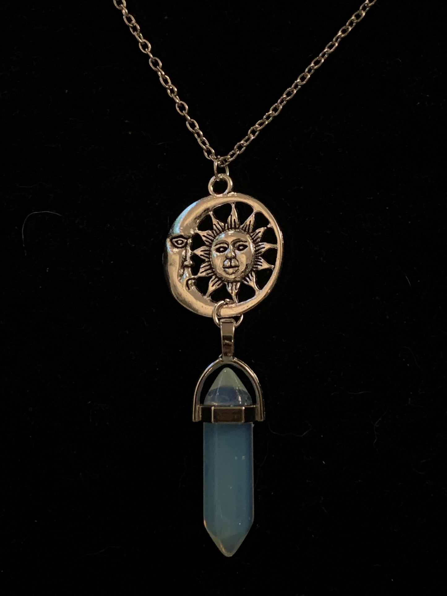 Sun / Moon Crystal Pendant