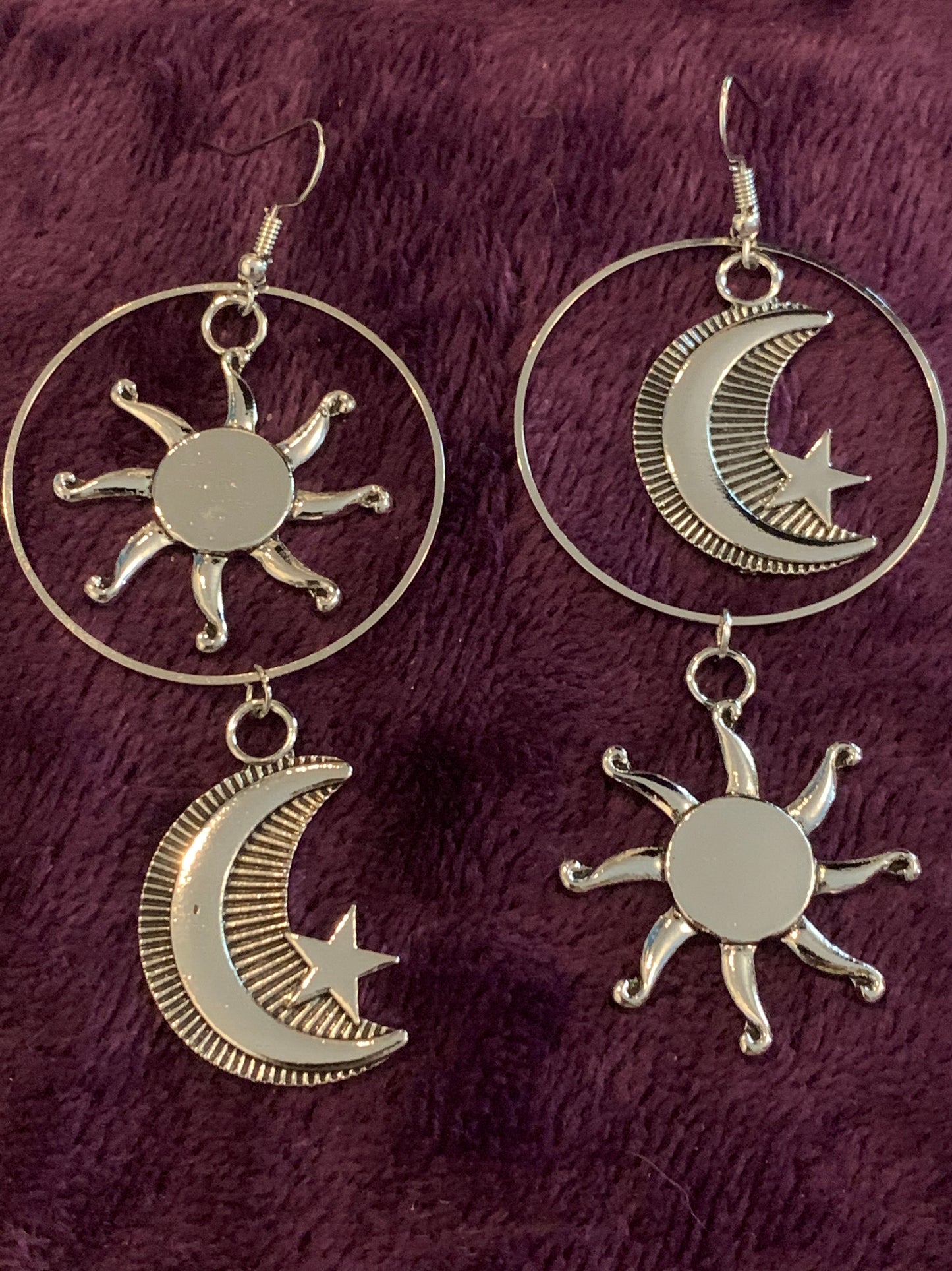 Sun Moon 🌙 Moon and Sun ☀️ Earrings