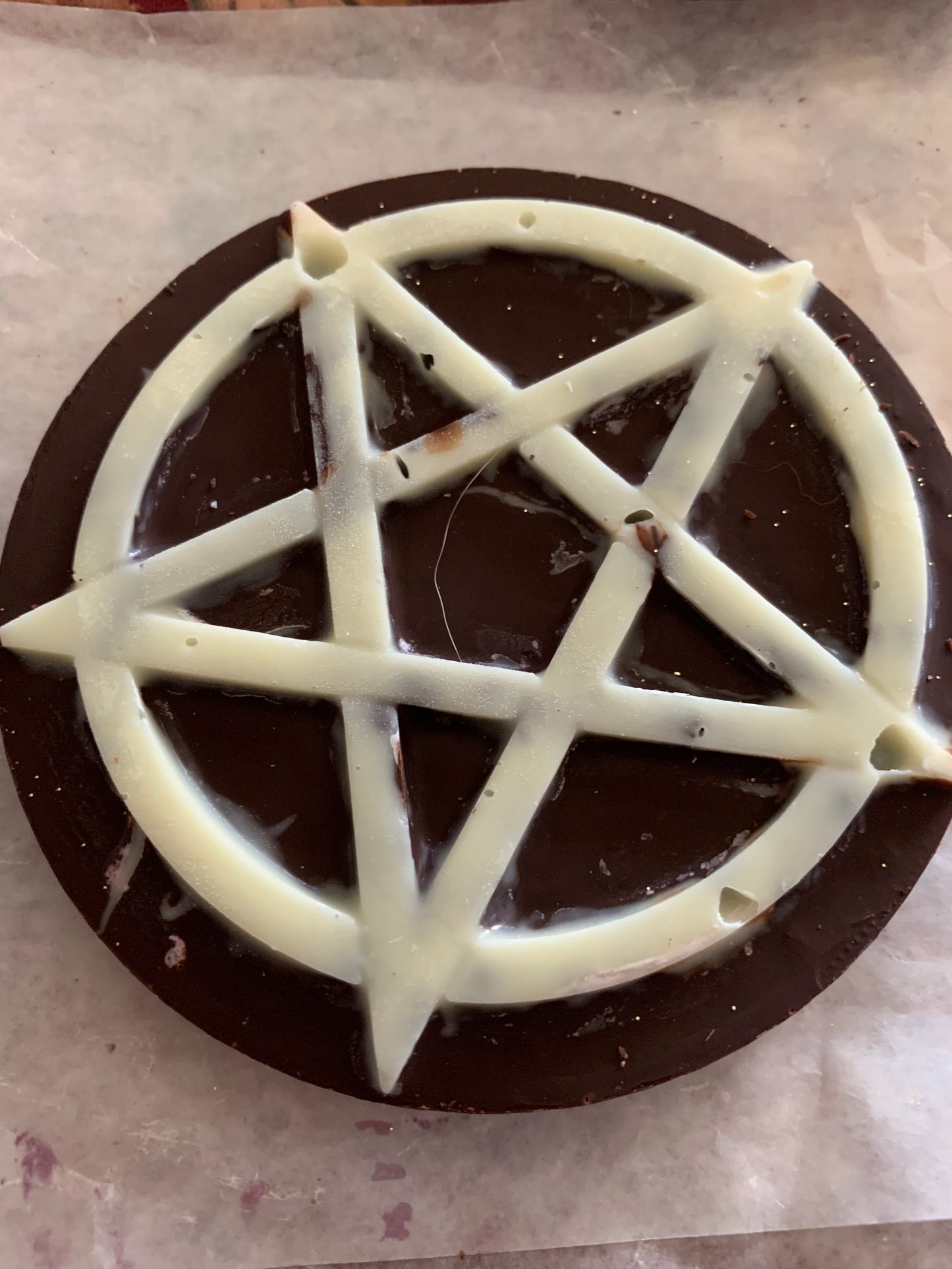 Gourmet Witchy Chocolate Pentagram