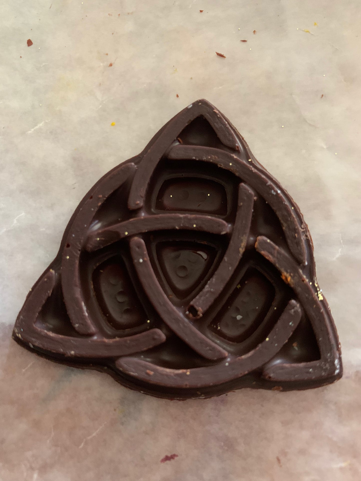 Gourmet Chocolate Triquetra